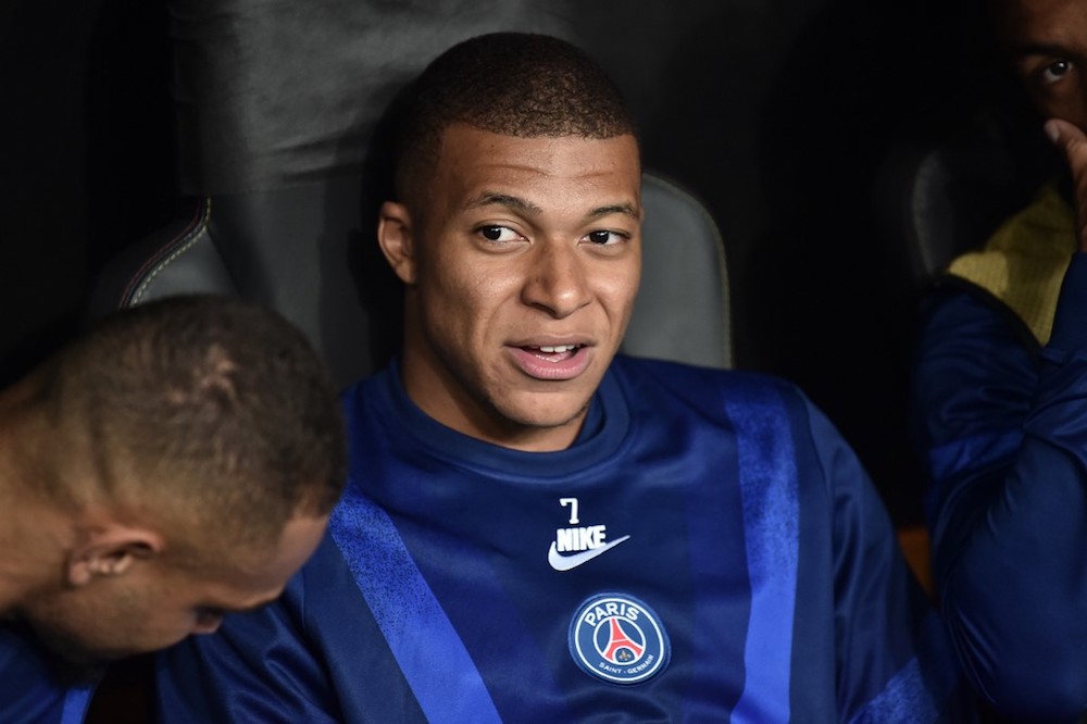 Paris Saint-Germainu00e2u20acu2122s Kylian Mbappe is seen on the substitutesu00e2u20acu2122 bench during the Uefa Champions League match with Galatasaray at Ali Sami Yen Spor Kompleksi in Istanbul October 1, 2019. u00e2u20acu201d AFP pic