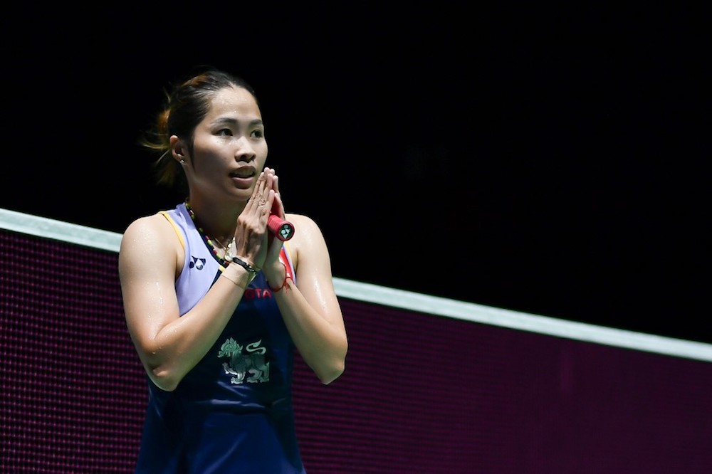 Thailandu00e2u20acu2122s Ratchanok Intanon reacts after her victory over Singaporeu00e2u20acu2122s Yeo Jia Min during their womenu00e2u20acu2122s singles quarter-final match at the BWF Badminton World Championships in Basel August 23, 2019. u00e2u20acu201d AFP pic