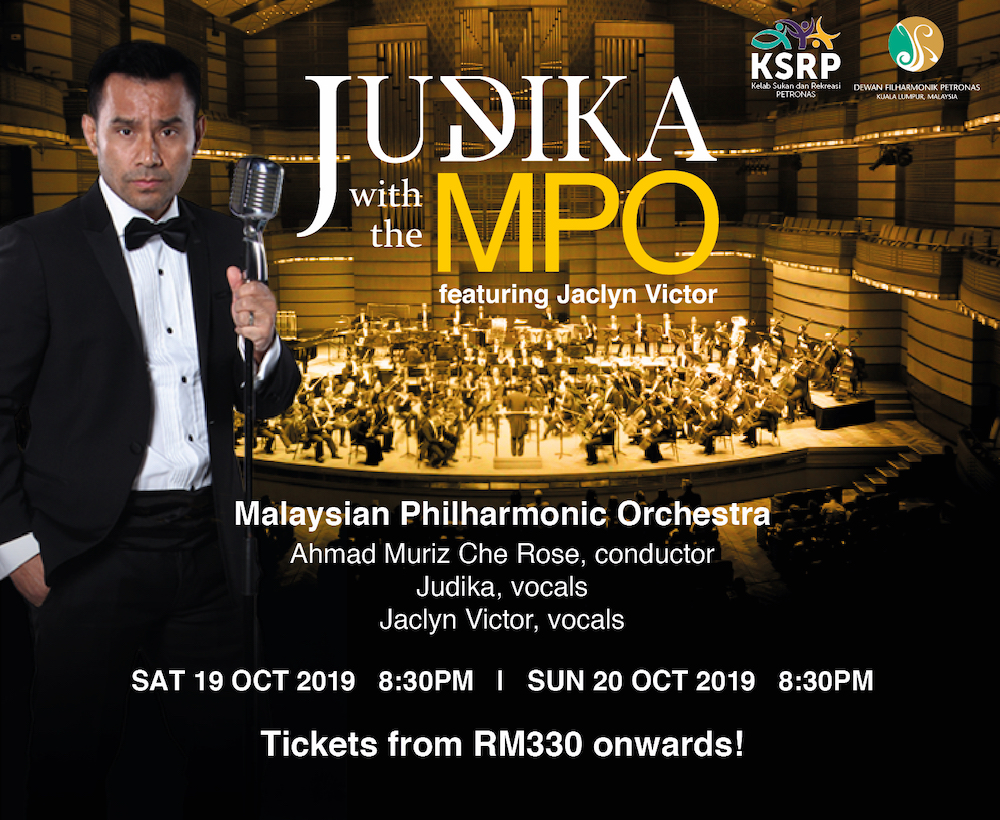 Malaysian Philharmonic Orchestra is set to feature Indonesia pop singer Judika alongside Malaysian singer-songwriter Jaclyn Victor. — Picture courtesy of Malaysian Philharmonic Orchestra