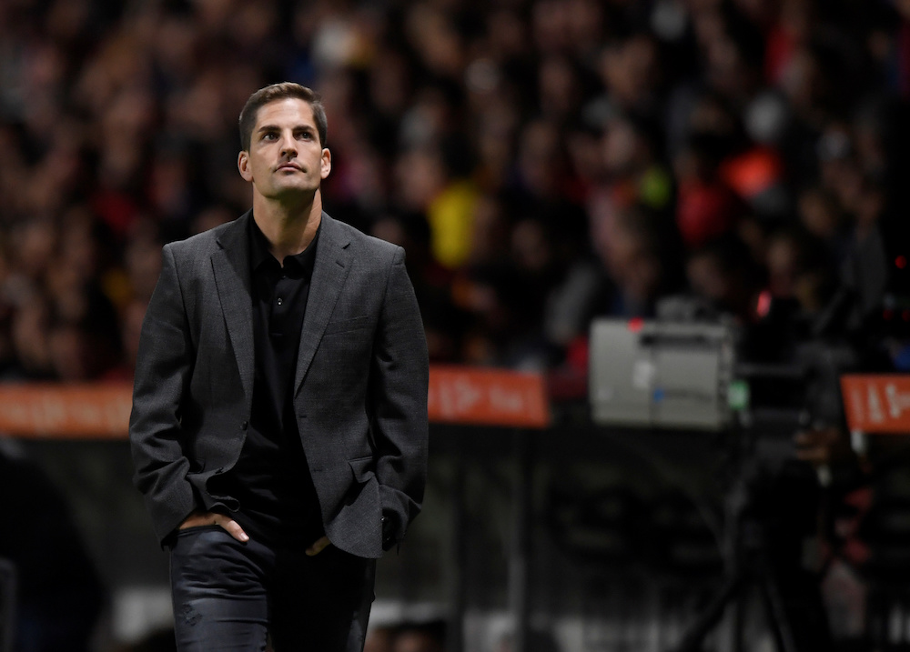 Spain coach Robert Moreno during the Euro 2020 qualifier Group F match with Faroe Islands in Gijon, Spain September 8, 2019. u00e2u20acu201d Reuters pic