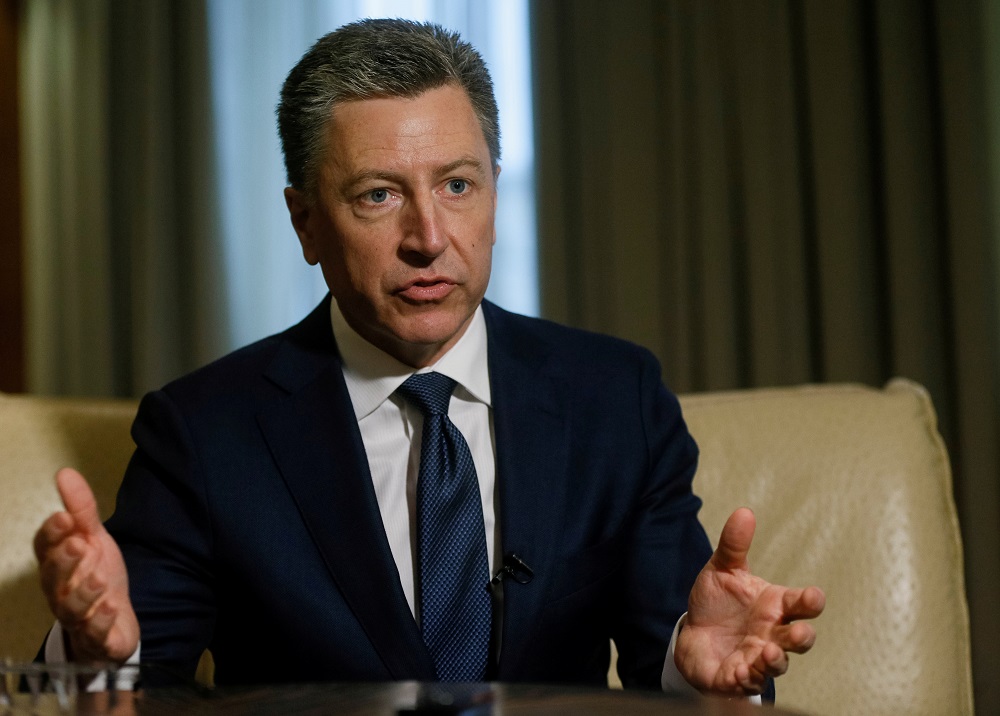 Kurt Volker, United States Special Representative for Ukraine Negotiations, gestures during an interview with Reuters in Kiev, Ukraine October 28, 2017. u00e2u20acu201d Reuters pic