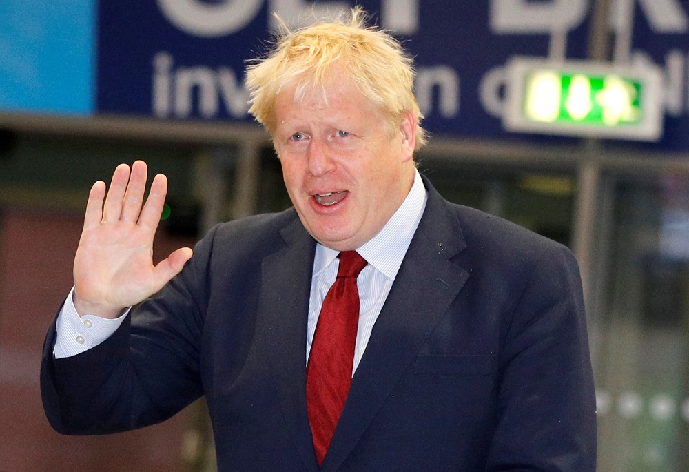 Britain's Prime Minister Boris Johnson is seen at the venue for the Conservative Party annual conference in Manchester October 1, 2019. u00e2u20acu201d Reuters pic