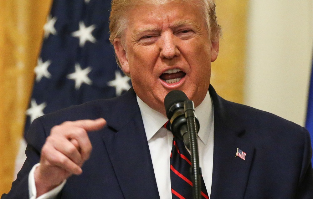 US President Donald Trump addresses a joint news conference with Finlandu00e2u20acu2122s President Sauli Niinisto in the East Room of the White House in Washington October 2, 2019. u00e2u20acu201d Reuters pic