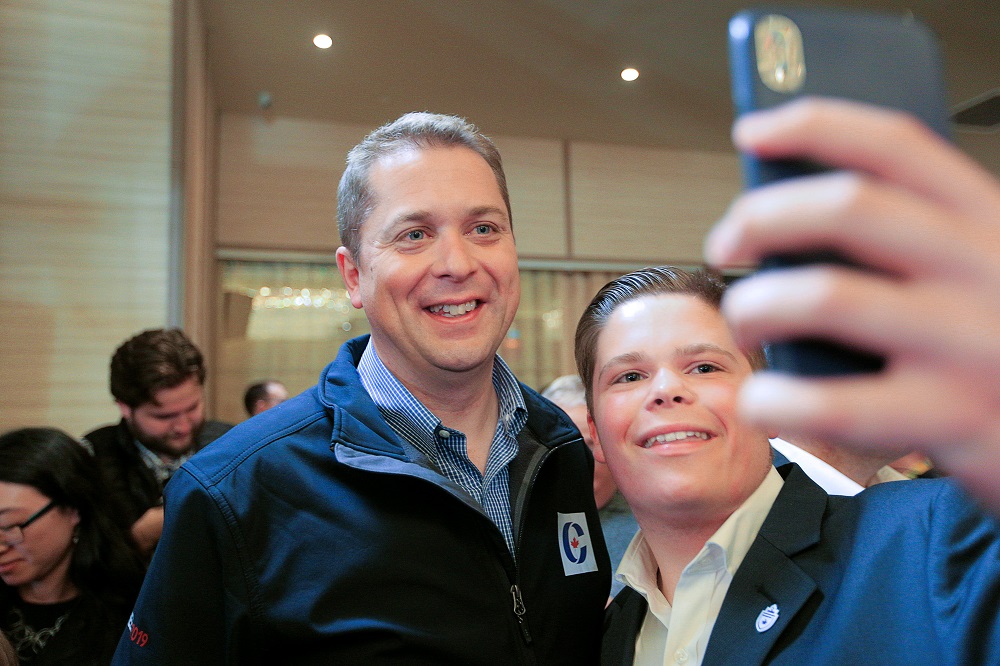 Canadau00e2u20acu2122s Progressive Conservative leader Andrew Scheer poses for a picture in Halifax, Nova Scotia October 3, 2019. u00e2u20acu201d Reuters pic