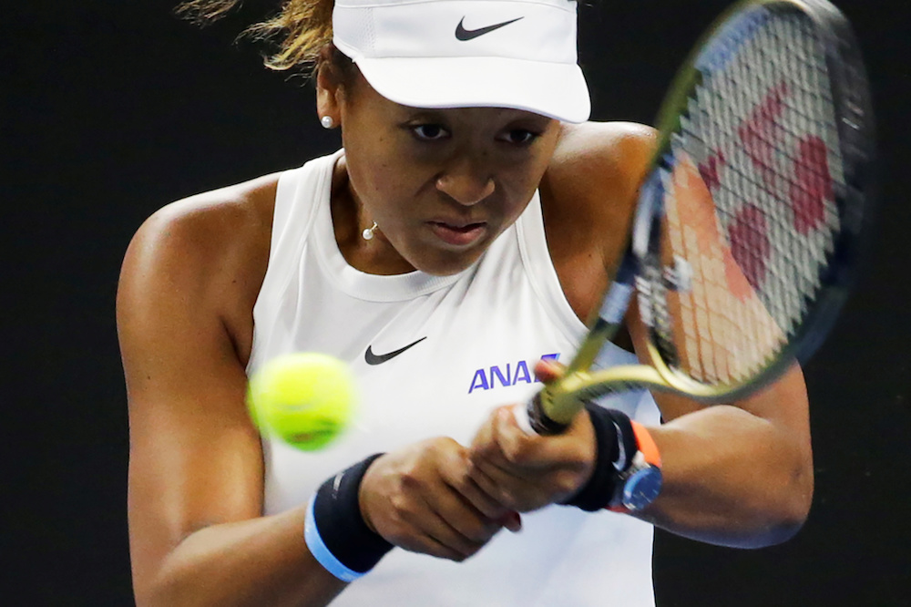 Naomi Osaka of Japan in action during her womenu00e2u20acu2122s singles quarter-final match against Caroline Wozniacki of Denmark at the China Open in Beijing October 4, 2019. u00e2u20acu201d Reuters pic