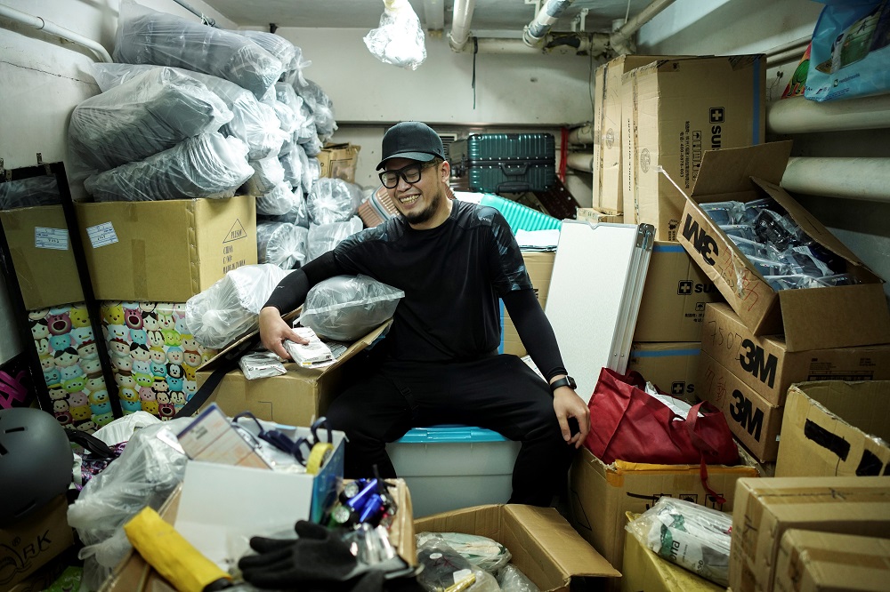 Keita Lee, 33, owner of the u00e2u20acu02dcNational Calamity Hardware Storeu00e2u20acu2122 poses at his shop in Hong Kong September 27, 2019. Picture taken September 27, 2019. u00e2u20acu201d Reuters pic