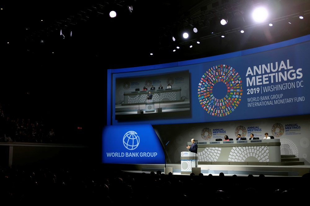 World Bank President David Malpass addresses the fall meetings of the International Monetary Fund and World Bank in Washington October 18, 2019. u00e2u20acu201d Reuters pic