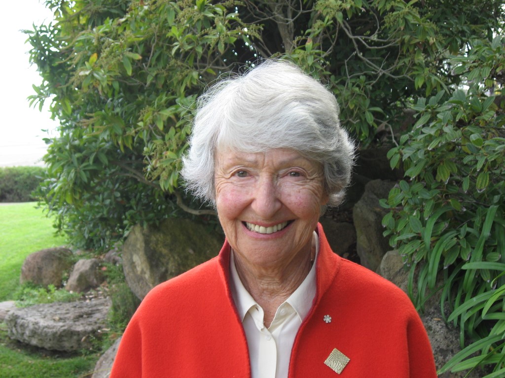 This 2007 handout photo courtesy of the Cultural Landscape Foundation shows landscape architect Cornelia Hahn Oberlander, in Sonoma, California. u00e2u20acu201d AFP picnn