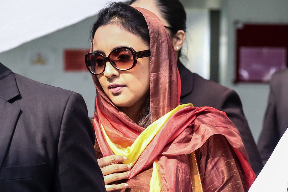 Samirah Muzaffar is pictured at the Shah Alam High Court October 2, 2019. — Picture by Yusof Mat Isa