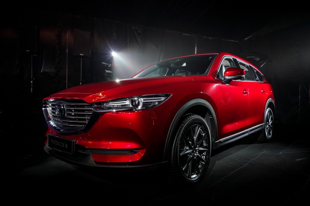 The all-new Mazda CX-8 was officially unveiled as a family-oriented SUV for growing families. u00e2u20acu201d Picture courtesy of Mazda Malaysia