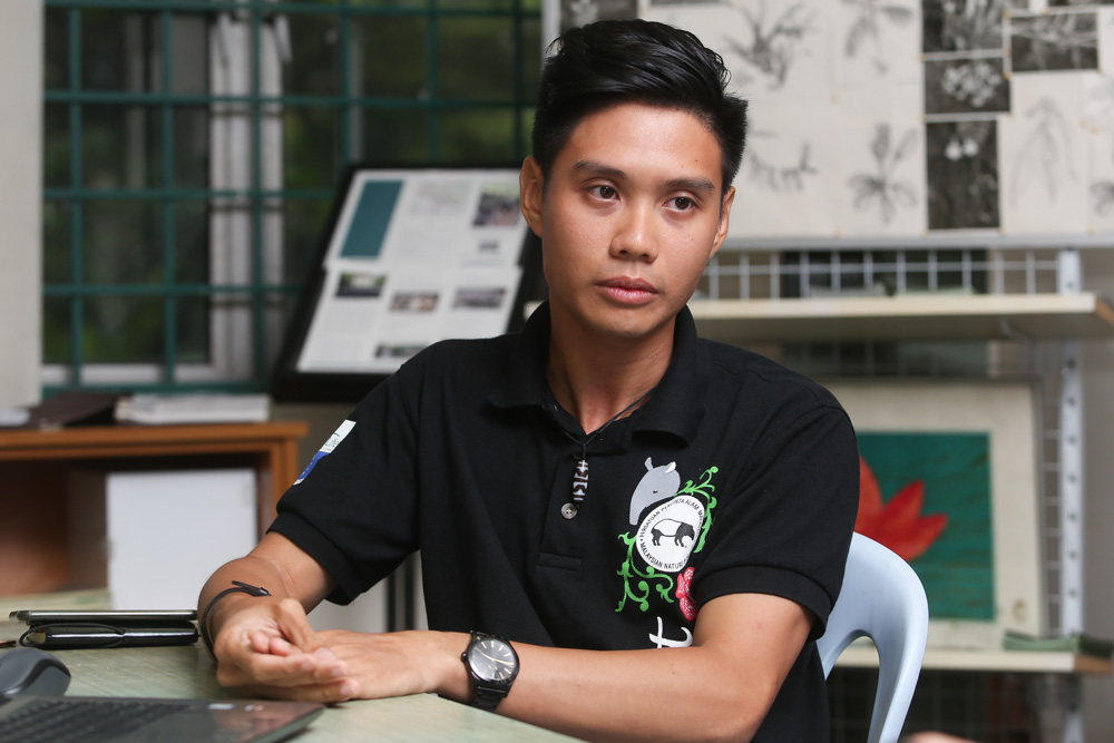 Malaysian Nature Society wildlife research assistant, Woo Chee Yoong, speaks to Malay Mail in Kuala Lumpur October 5, 2019. — Picture by Choo Choy May