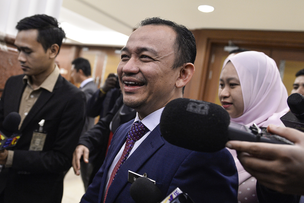Maszlee Malik attends Parliament October 9, 2019. u00e2u20acu201d Picture by Miera Zulyana