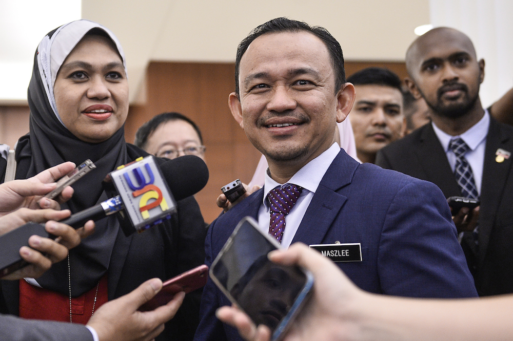 Maszlee Malik attends Parliament October 9, 2019. u00e2u20acu201d Picture by Miera Zulyana