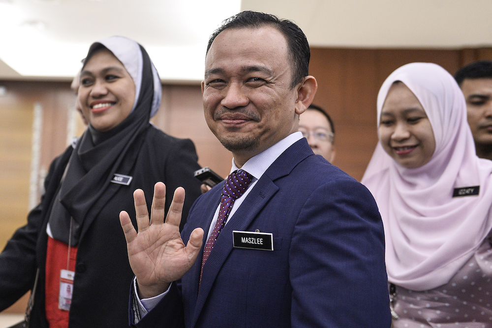 Maszlee Malik attends Parliament October 9, 2019. u00e2u20acu201d Picture by Miera Zulyana