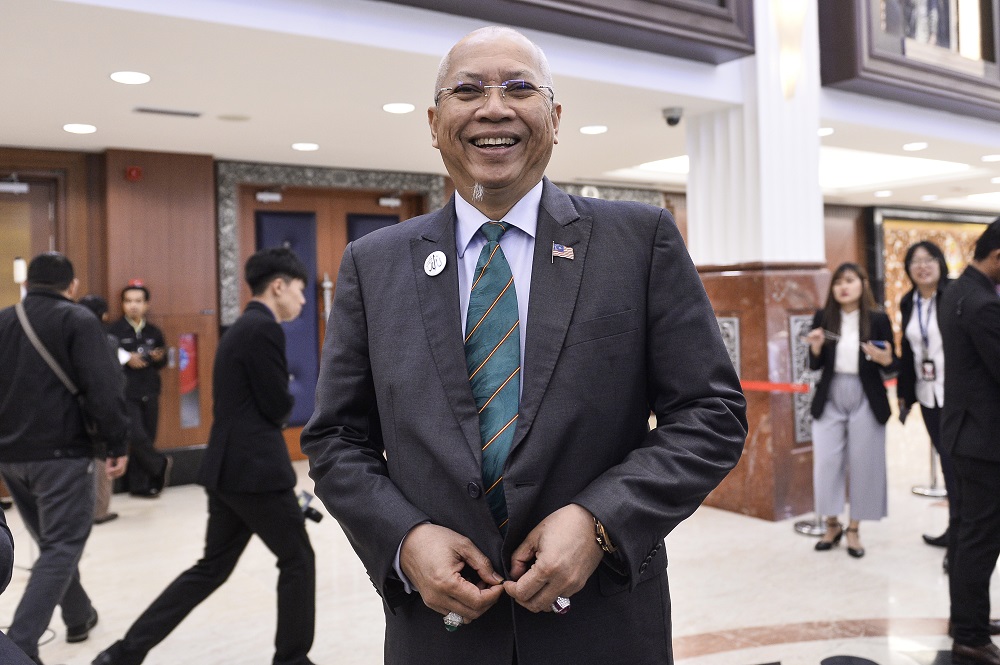 Ketereh MP Tan Sri Annuar Musa is seen at the Parliament lobby October 9, 2019. u00e2u20acu201d Picture by Miera Zulyana
