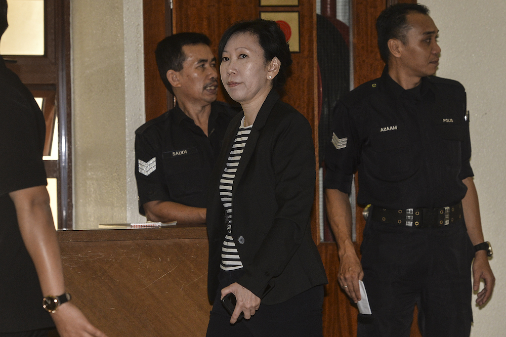 Goh Gaik Kim is seen at the Kuala Lumpur Courts Complex October 9, 2019. u00e2u20acu201d Picture by Shafwan Zaidon