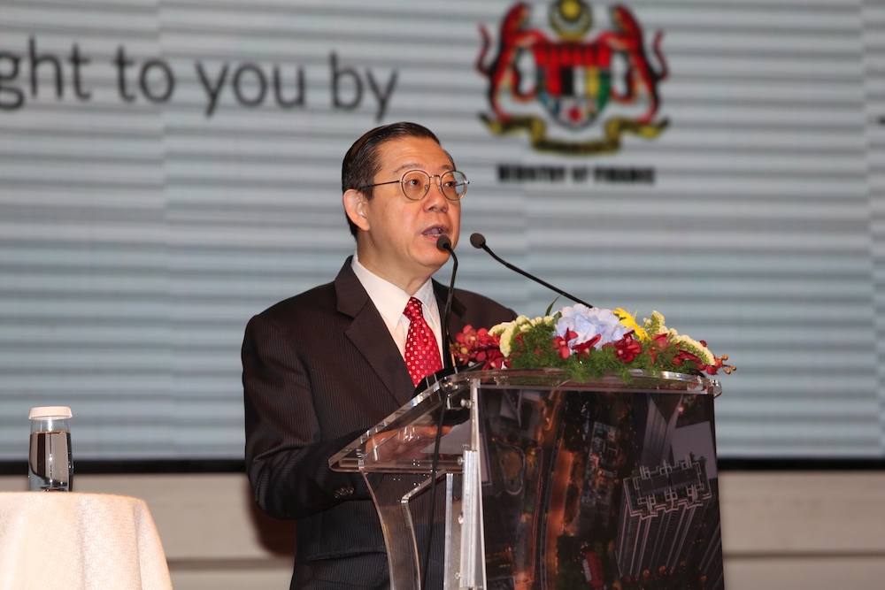 Finance Minister Lim Guan Eng addresses the u00e2u20acu02dcBudget 2020 Forumu00e2u20acu2122 in Kuala Lumpur October 14, 2019. u00e2u20acu201d Picture by Choo Choy May