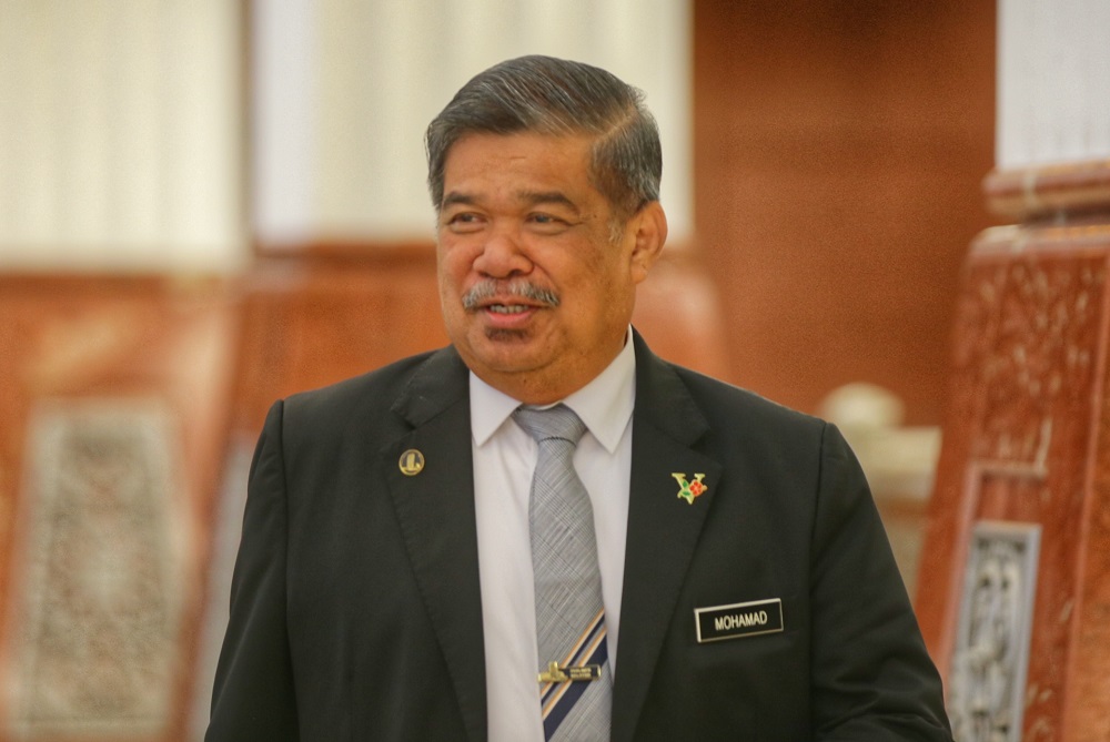 Defence Minister Mohamad Sabu is pictured at the Parliament lobby October 15, 2019. u00e2u20acu201d Picture by Ahmad Zamzahuri