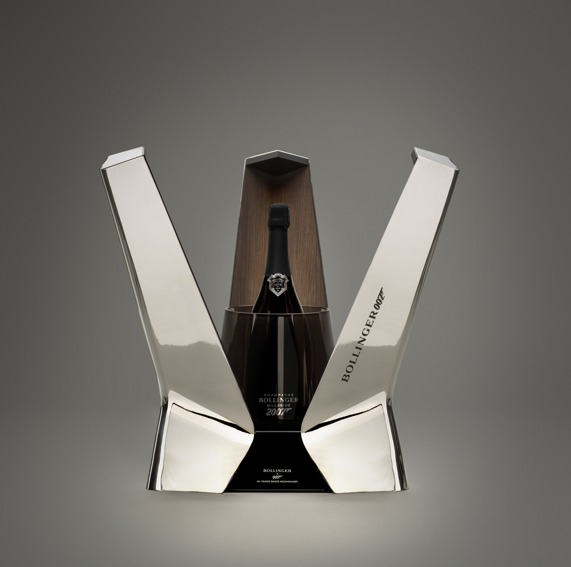 The special box set will pay homage to Bollinger and James Bondu00e2u20acu2122s 40-year collaboration.u00e2u20acu201du00c2u00a0Picture courtesy of Bollinger