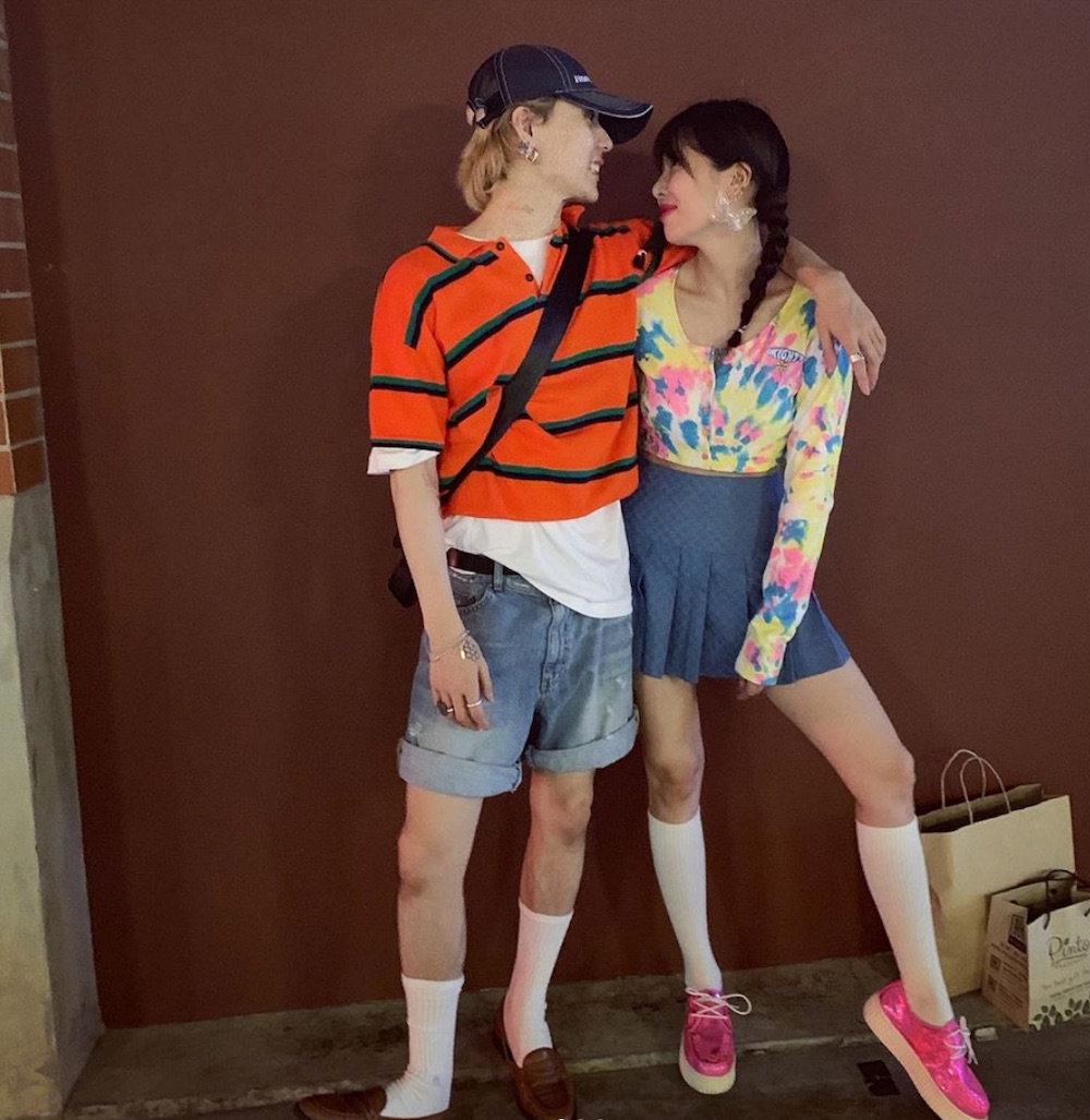 Dawn and HyunA's relationship caused quite a stir when it was revealed. u00e2u20acu201d Picture via Instagram/hyunah_aa
