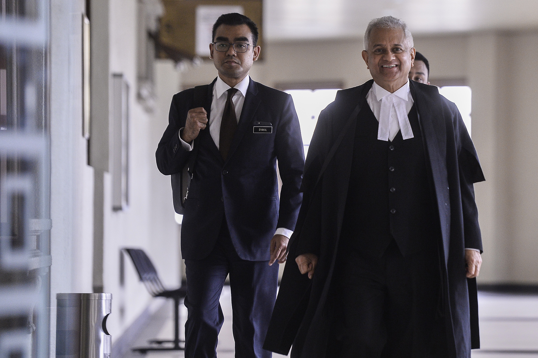 Attorney General of Malaysia Tan Sri Tommy Thomas is seen during SRC Trial at Kuala Lumpur High Court October 22,2019. — Picture by Miera Zulyana