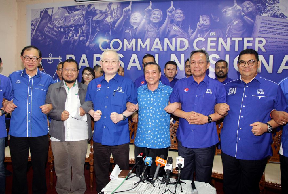 Johor Barisan Nasional (BN) chairman Datuk Hasni Mohammad said having an MCA candidate was also a turning point in the coalitionu00e2u20acu2122s strength which was always based on compromise and tolerance. u00e2u20acu201d Picture by Ben Tann
