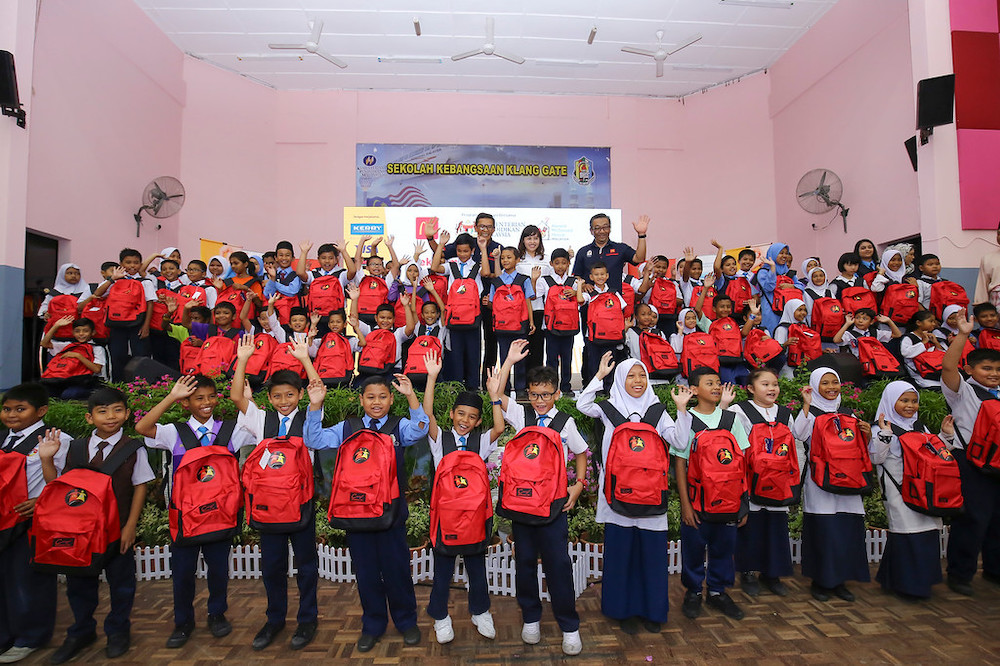 30,000 students nationwide will receive Back-to-School packs under the programme this year. u00e2u20acu201d Picture courtesy of McDonaldu00e2u20acu2122s Malaysia
