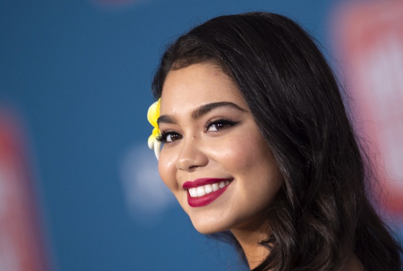 Actress Auli'i Cravalho at the 'Ralph Breaks The Internet' premiere, Hollywood, November 2018. u00e2u20acu2022 AFP pic
