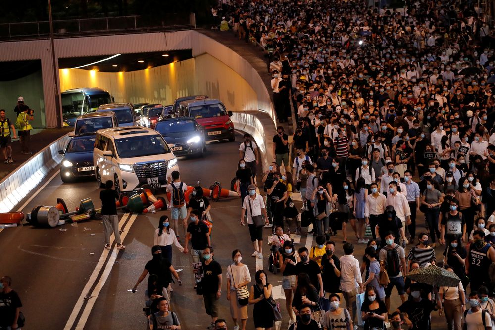 Anti-government protesters gather in Central Hong Kong, China October 4, 2019. u00e2u20acu201d Reuters pic