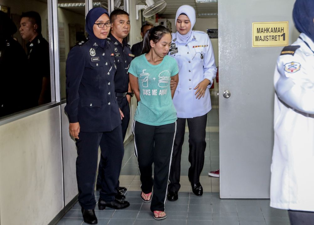 Cham Shan Jer is pictured at the Ampang Magistrate's Court October 4, 2019. u00e2u20acu201d Picture by Firdaus Latif