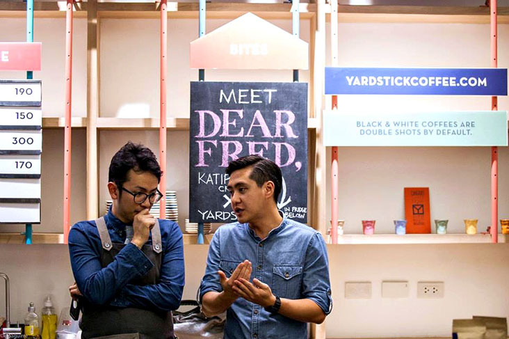 Two coffee industry veterans, Andre Chanco (left) and Leon Foo (right), founded MORNING