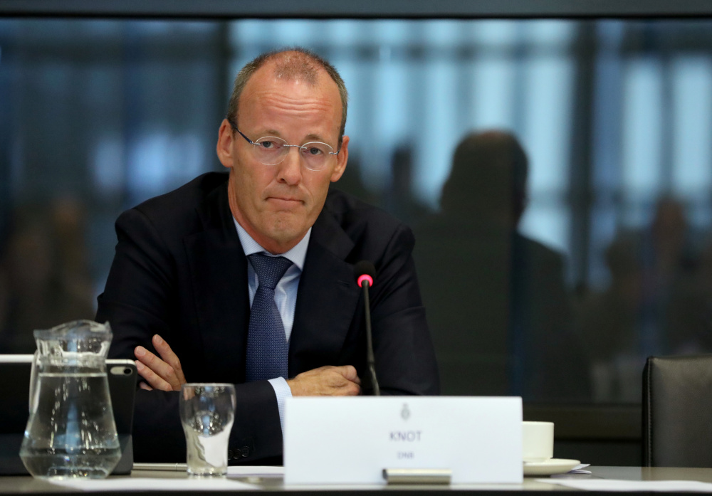 ECB board member Klaas Knot appears at a Dutch parliamentary hearing in The Hague, Netherlands September 23, 2019. u00e2u20acu201d Reuters pic 