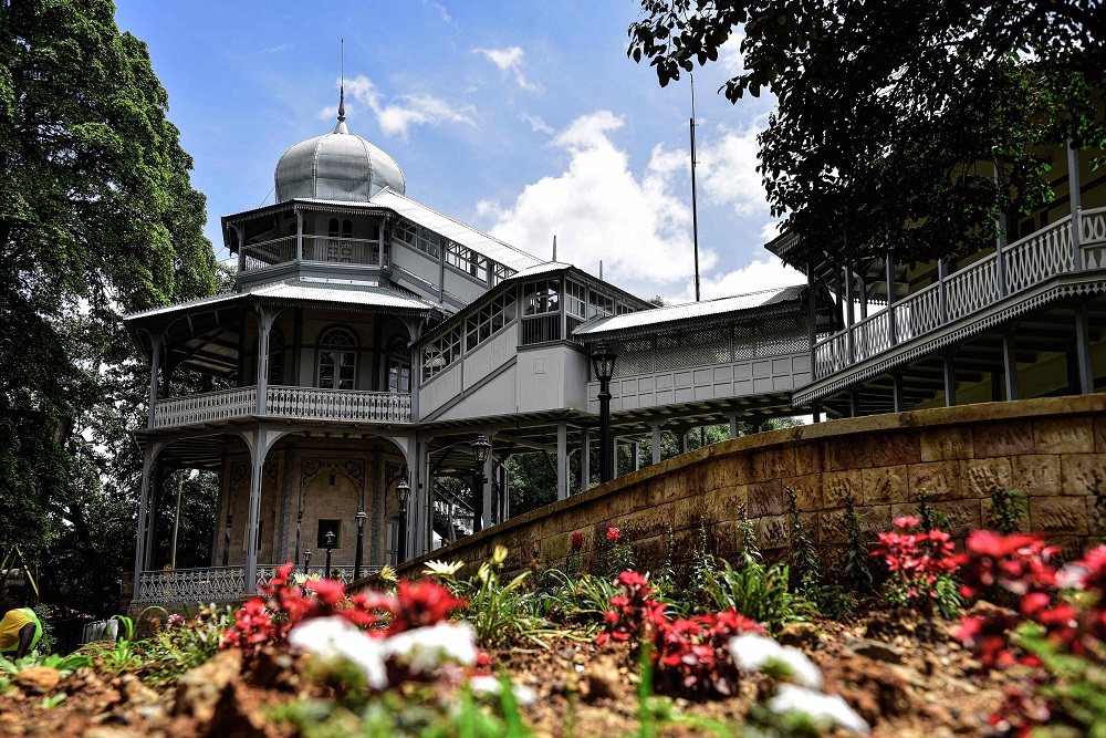 This picture taken on October 8, 2019, shows a part of new ‘Unity Park’, former Emperor’s palace compound which has been restored, before it opens to the public in Addis Ababa. — AFP pic