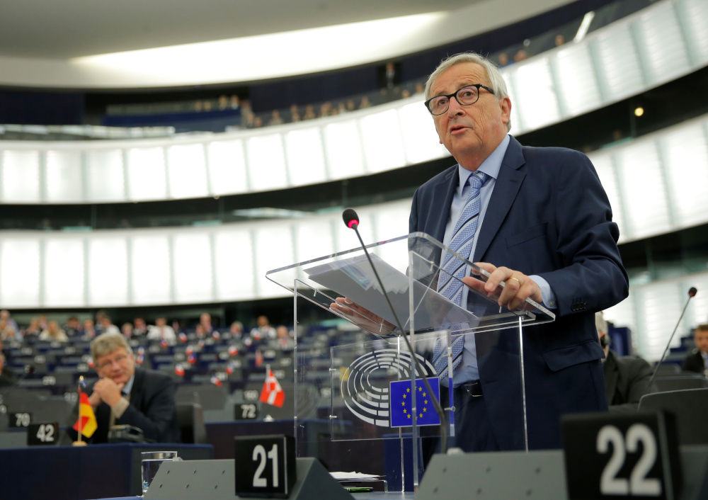 European Commission President Jean-Claude Juncker speaks during a debate on the last EU summit and Brexit at the European Parliament in Strasbourg, France, October 22, 2019. u00e2u20acu201d Reuters pic 