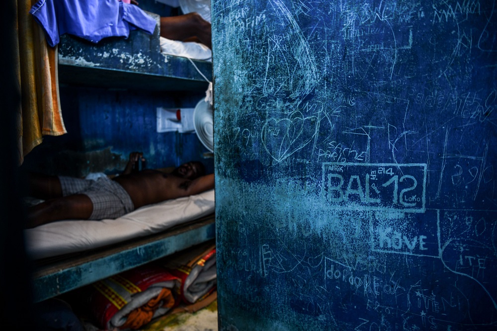 Prisoners rest in a cell in Haitiu00e2u20acu2122s National Penitentiary in Port-au-Prince, Haiti August 30, 2019. u00e2u20acu201d AFP pic  