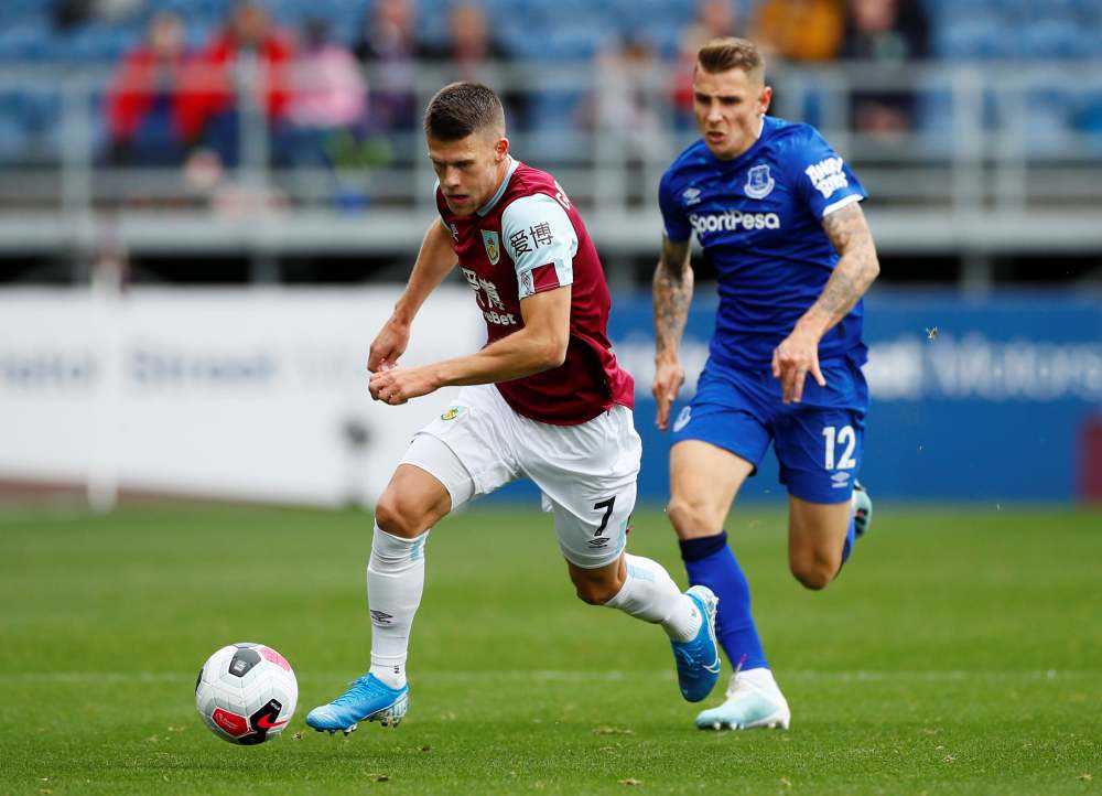 Burnelyu00e2u20acu2122s Johann Berg Gudmundsson (left) sustained a serious hamstring injury in Iceland's 1-0 Euro 2020 qualifying defeat by France last Friday. u00e2u20acu2022 Reuters pic