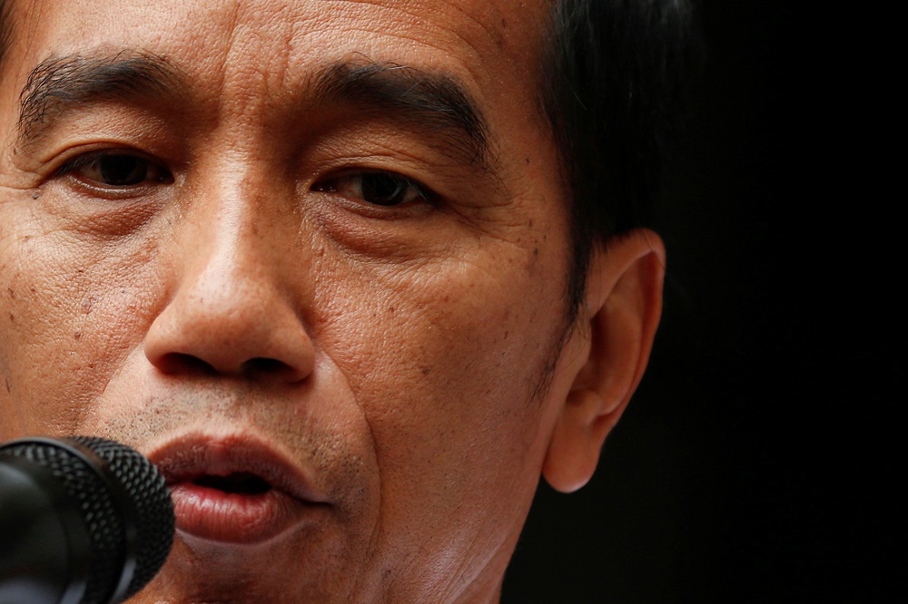 Indonesia's President Joko Widodo talks during a news conference at Gatot Subroto military hospital in Jakarta October 10, 2019. u00e2u20acu201d Reuters pic         