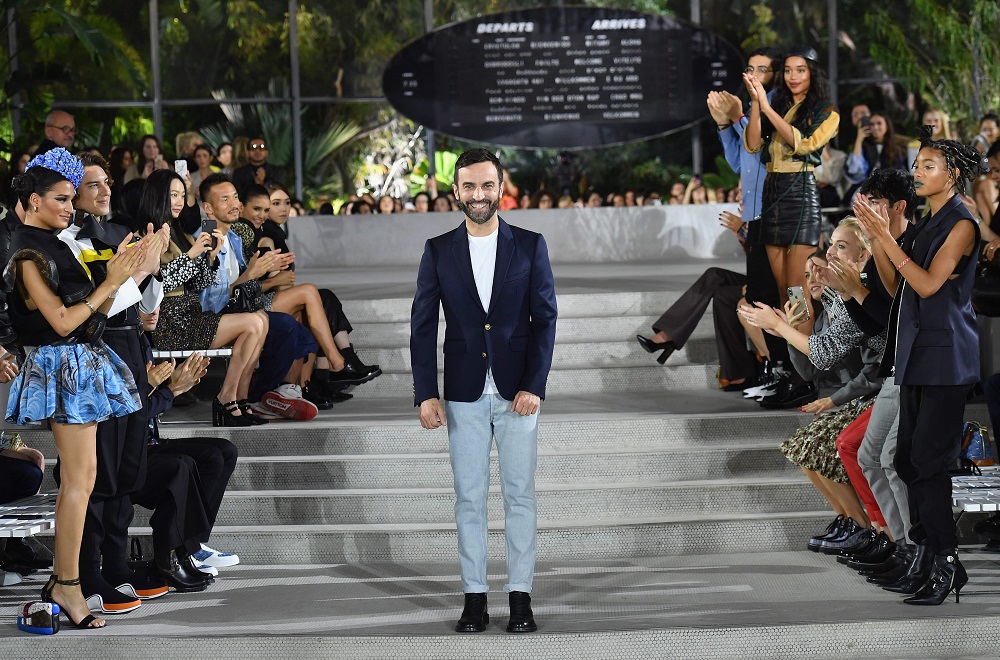 French fashion designer Nicolas Ghesquiere walks the runway during the Louis Vuitton Cruise 2020 Fashion Show at TWA Flight Centre at JFK Airport in New York May 8, 2019. u00e2u20acu201d AFP pic