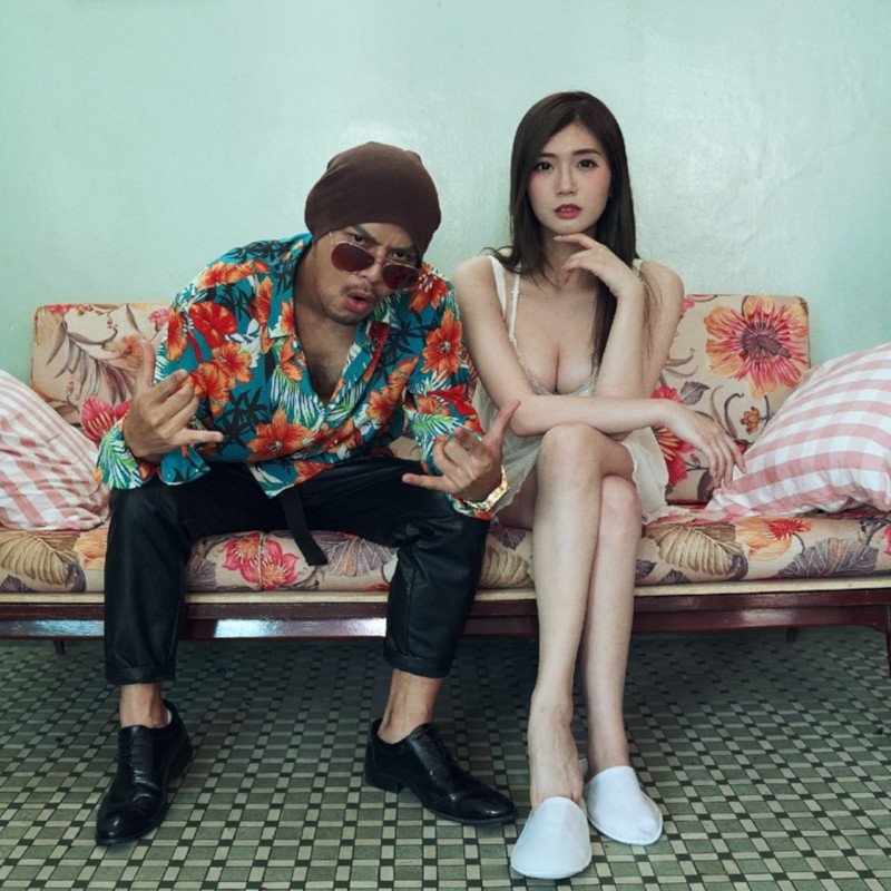 Namewee (left) is unsure why his new song u00e2u20acu02dcAinu00e2u20acu2122t A Cigaretteu00e2u20acu2122 is banned in Malaysia, Taiwan and Singapore. Pictured here with him is the model in the video Vivian Hsieh. u00e2u20acu201d Picture from Facebook/Namewee