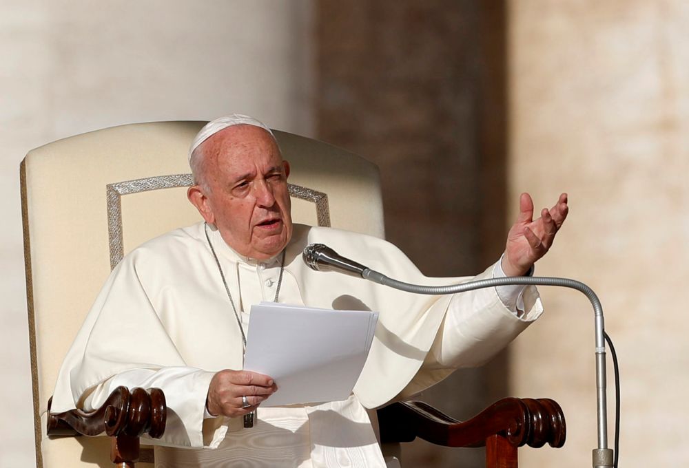 Pope Francis holds the weekly general audience at the Vatican October 23, 2019. u00e2u20acu2022 Reuters pic