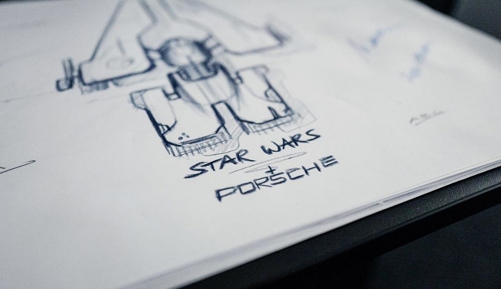 Porsche and Lucasfilm are working together to build a starship for the u00e2u20acu02dcStar Wars: The Rise of Skywalkeru00e2u20acu2122 world premiere. u00e2u20acu201d Picture courtesy of Porsche
