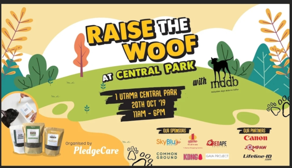 Be sure to bring along your furry companions to the ‘Raise the Woof’ fundraiser taking place this weekend. — Picture courtesy of Louis Tan