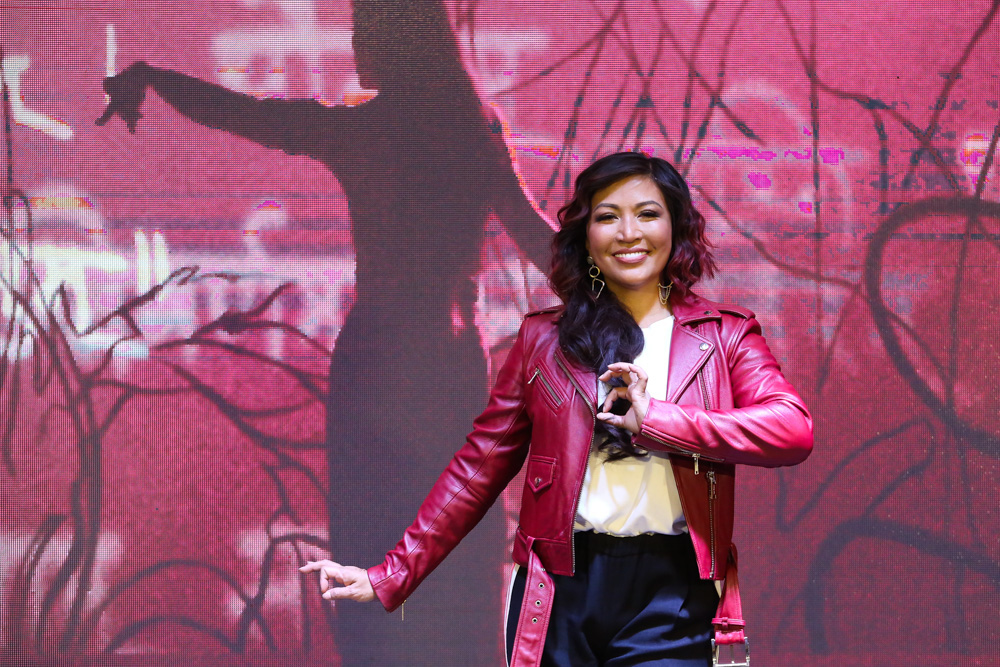 Puan Sri Tiara Jacquelina announces Enfiniti Universeu00e2u20acu2122s new project u00e2u20acu02dcPuteri Gunung Ledang, The Musicalu00e2u20acu2122, which will be staged in July 2020 at MATIC, Jalan Ampang, October 15, 2019. u00e2u20acu201d Picture by Choo Choy May