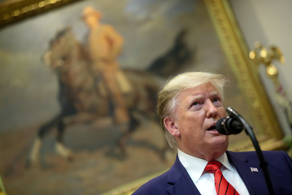 US President Donald Trump speaks to reporters at the White House in Washington, US October 9, 2019. u00e2u20acu201d Reuters pic 