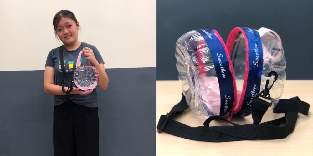 Ang Li Qin was rewarded with RM5,000 in cash and an internship opportunity with Spritzer thanks to her creation. u00e2u20acu201d Picture courtesy of Spritzer
