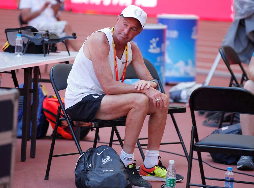 File photo of coach Alberto Salazar at the Bird's Nest Stadium during the Wold Athletics Championships in Beijing August 21, 2015. u00e2u20acu2022 Reuters pic
