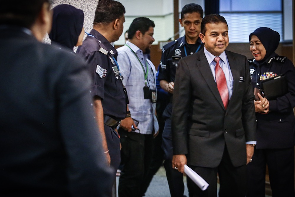 Principal assistant director of the Counter-Terrorism Division (E8) of the Special Branch Datuk Ayob Khan Mydin Pitchay attends a press conference at Bukit Aman in Kuala Lumpur October 10, 2019. u00e2u20acu201d Picture by Hari Anggara
