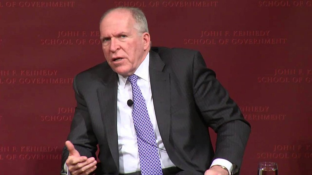 Image of former CIA director John Brennan from the YouTube video: A Conversation with CIA Director John Brennan