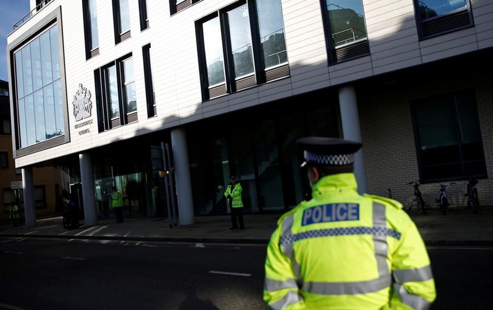 Police officers stand outside Chelmsford Magistratesu00e2u20acu2122 Court, in Chelmsford, Britain October 28, 2019. u00e2u20acu201d Reuters pic