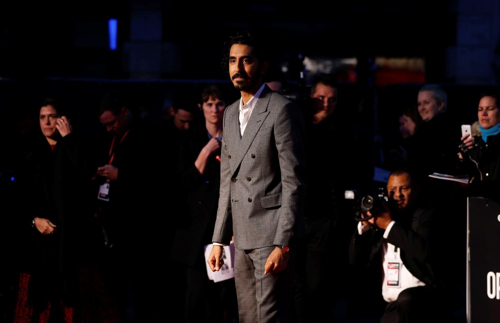 Actor Dev Patel arrives to attend the European premiere of u00e2u20acu02dcThe Personal History of David Copperfieldu00e2u20acu2122 in the BFI London Film Festival 2019, in London October 2, 2019. u00e2u20acu2022 Reuters pic